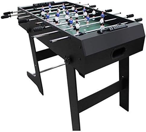 HONGHUIYU Folding Foosball Soccer Competition Table Top Set Game Room Sports with Legs and 8 Clubs