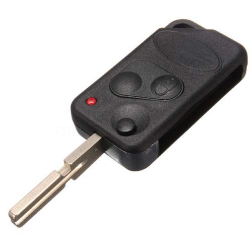 Automobile Locksmith 2 Button Remote Key Shell Case with Folding Blade for Land Rover Range Rover P38 remote key fob