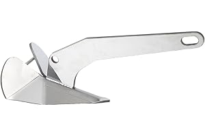 Garvee Delta Style Boat Anchor 316 Stainless Steel, Heavy Duty Fluke Anchor with Superior Holding Power, Corrosion Resistant 