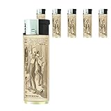 Refillable Electronic Lighter Set of 5 Pieces D-135