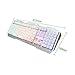 KINGEAR Ergonomic Multimedia 7 Colorful Rainbow with Smart LED Backlight Wired Gaming Keyboard with Mouse
