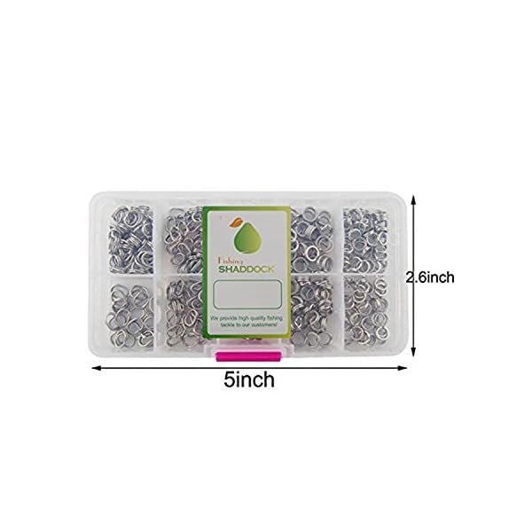 Shaddock-Fishing–150packbox-Double-Split-Rings-High-Strength-Heavy-Duty-Stainless-Steel-Fishing-Split-Ring-Kit-Fishing-Lures-Tackle-Set-20lb-to-80lb-Test Shaddock-Fishing–150packbox-Double-Split-Rings-High-Strength-Heavy-Duty-Stainless-Steel-Fishing-Split-Ring-Kit-Fishing-Lures-Tackle-Set-20lb-to-80lb-Test