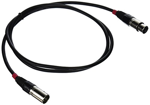 CHAUVET DJ DMX3P5FT 3-Pin DMX Cable (5ft), Black, 5-Feet
