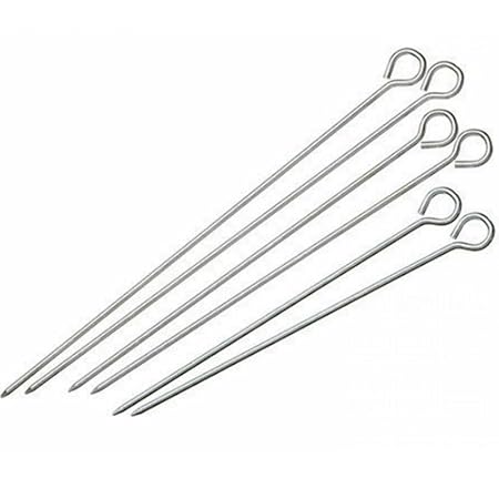 Dynore Stainless Steel 10 Inch Barbeque Rods