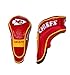 Team Golf NFL Kansas City Chiefs Hybrid Head Cover Hybrid Golf Club Headcover, Hook-and-Loop Closure, Velour lined for Extra Club Protection