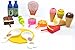 Little Treasures Desserts Ice Cream Playset for Ages 3 and Up for Pretend Play 20 plus pcs included for childrens toy set