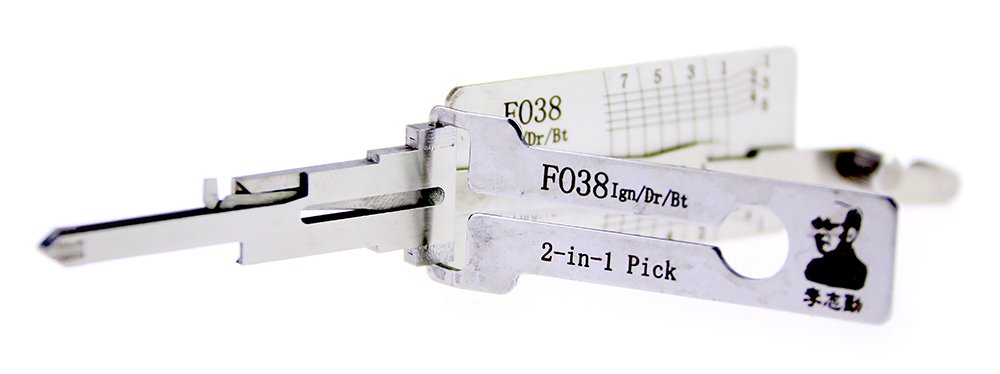 TPM Go FO38 2-in-1 Pick,Car Key Reader,Lock Pick Decoder for Auto