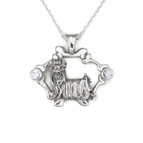 Sterling Silver Yorkshire Terrier Necklace From Donna Pizarro’s Collections