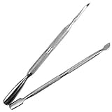 2 nail art stainless steel pusher remover tool