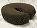 Therapist's Choice® Premium Deluxe Microfiber Massage Table Face Cradle Covers, 4pcs per Package (Chocolate (Dark Brown))