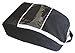 MISSLO Waterproof Travel Shoe Bag With Clear Window (Black)