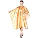 SMARTHAIR Professional Salon Cape Polyester Haircut Cape Shampoo & Chemical Resistant Barber Cape,54”x62”,Gold,C013001C-G