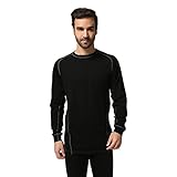 Sportown®Men's Merino Wool Lightweight Long Sleeve Crew Base Layer Top