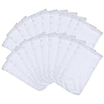 Outus 20 Pack Pool Skimmer Socks, Durable Elastic Nylon Fabric Filters of Swimming Pools, White