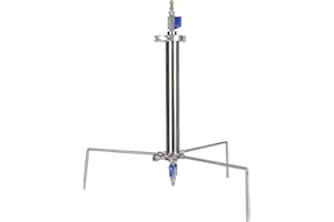 HNZXIB Closed Loop Extractor,Extractor Pressurized Extractor Kit Used to Extract from Plant Leaves Stainless Steel Vacuum Chamber/Tube 45 Gram with Tripod