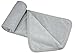 HOPESHINE Hair Towel Set of 3, Hair Drying Hand & Face Towels for Bathroom Premium Long-Staple Microfiber Hotel & Spa Bath Towels Maximum Softness and Absorbency (Sliver Grey, 16 inch X 32 inch)