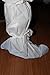 ForClean Disposable Protective Polyethylene High Boot & Shoe Covers with Tie, Waterproof,Thicker and Embossed Material,Durable,Bigger XXL Size,40pieces/pack