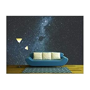 Beautiful Galaxy at Night - Removable Wall Mural | Self-Adhesive Large Wallpaper - 66x96 inches