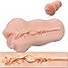 Male Masturbator Pocket Pussy Realistic Oral Sex Toys for Men(Flesh(Oral Type))