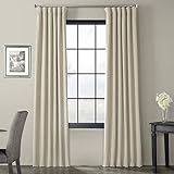 VPCH-160405-108 Signature Blackout Velvet Curtain,Cool Beige,50 X 108