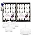 Hyoola Premium White Floating Candles 1.75 Inch - 3 Hour - 40 Pack - European Made