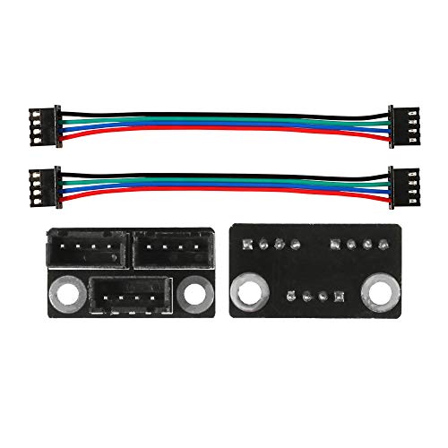 Aokin 3D Printer Parts and Accessories, 2pcs 3D Printer Stepper Motor Parallel Module with 100mm Cables for Double Z Axis Dual Z Stepping Motors Reprap Prusa Lerdge 3D Printer Board