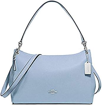 coach blue and white purse