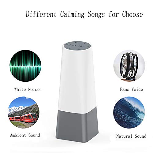Smart Sleep Soother Baby Rest Night The Sleep MiracleTherapy Machine Baby Soft Music with App Control Training Clock for Kid White Noise Sound Shhh Machine Help Sleep Monitor Gift