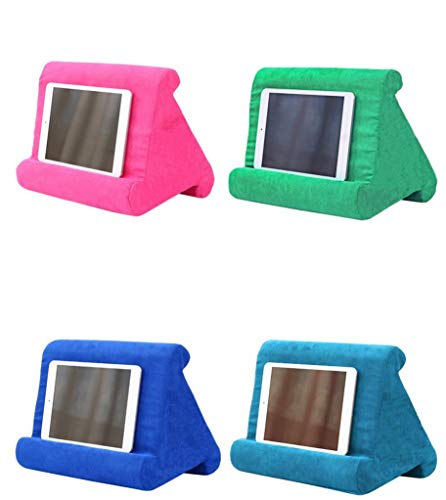 CoscosX Soft Pillow Stand,Universal Multi-Angle Pillow Lap Stand Holder,Multifunction Hands Free Tablet Computer Stand Rest Cushion Crib Knee/Desk for Pads,eReaders,Smartphones,Books,Magazine,Black - Thumbnail 6