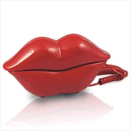 Callany Original Hot Lips Corded Telephone - Red