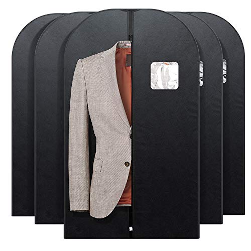 Titan Mall Suit Garment Bag for Storage or Travel Suit Covers 42inch with Clear Window Pack of 5 - Thumbnail 7