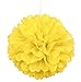 10pcs Yellow Tissue Hanging Paper Pom-poms, Hmxpls Flower Ball Wedding Party Outdoor Decoration Premium Tissue Paper Pom Pom Flowers Craft Kit