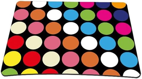 Pedea Colour Points Neoprene Mouse Mat, Color Points, 220L x 180W mm