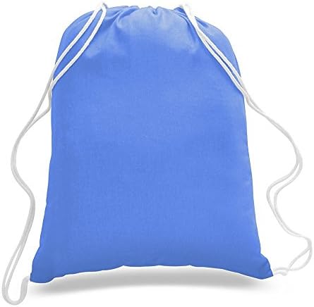 60 pieces - Cheap 100% Cotton Drawstring Bags