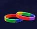 Rainbow Silicone Pride Flag Wristbands - Adult Gay Pride Bracelets for Men & LGBT Bracelets for Women (Pack of 50)