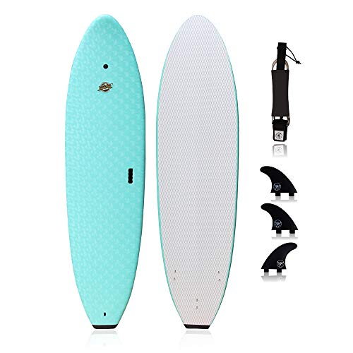 South Bay Board Co. Premium Surfboard for Beginners WaxFree Soft