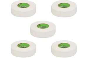 Renfrew Pro White Cloth Hockey Tape, 5 Rolls (1'' x 18m)