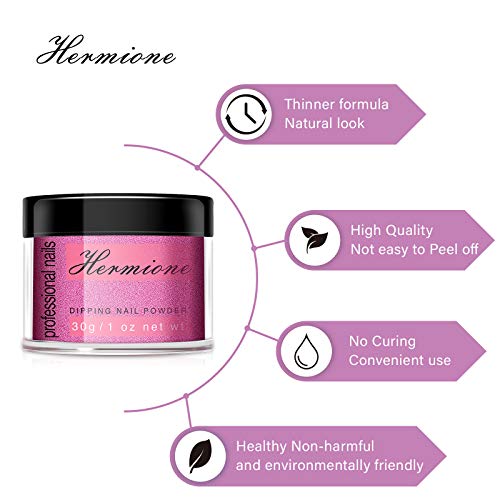 Nail Dipping Powder - 1.05oz x 4 Colors Large Capacity Dip Powder Set for French Manicure Nail Art