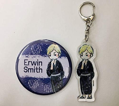 Amazon Co Jp 進撃の巨人 グラフアート 夏祭り 浴衣ver 缶バッジ アクキー エルヴィン ホビー 通販