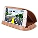 Bosynoy Phone Holder for Car, GPS Holder for Car Dashboard, Universal Car Phone Mount Compatible for Smart Cell Phones - Brown