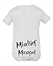 RB Clothing Co Cute Baby Onesie Mischief Managed (3-6 Month, White)