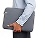 Amazon Basics 15.6-Inch Laptop Sleeve, Protective Case with Zipper - Gray