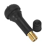 Lantee TR414 Valve Stem - 20 Pcs Car/Motorcycle/Bike Rubber/Copper Wheel Tire Tyre Valve Stem Cap Set
