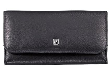 Zwilling 97437-004-0 Classic Inox Etui aus Rindleder mit Druckknopf, 5-teilig, schwarz
