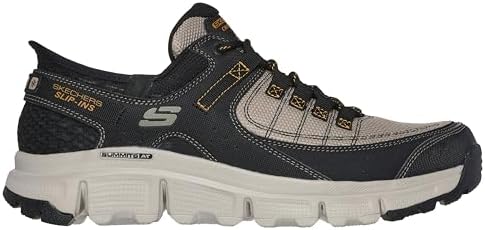 Uomo Summits At 237622 Slip-In ALLENATRICE, Taupe Synthetic/Mesh/Black Trim, 42 EU