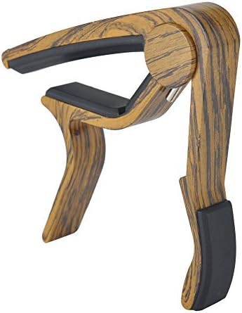 Muse Musical Sapele Color Guitar Capo Use for Electric Guitar, Acoustic Guitar,Ukelele.
