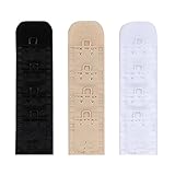Closecret Women’s Nylon Bra Extender,Pack of 3pcs,Multi-size Optional