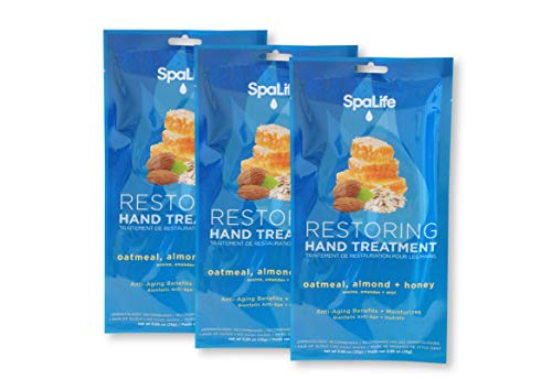 Spa Life Restoring Miraculous Moisturizing Hand Gloves (Oatmeal + Almond+Honey Pack of 3)
