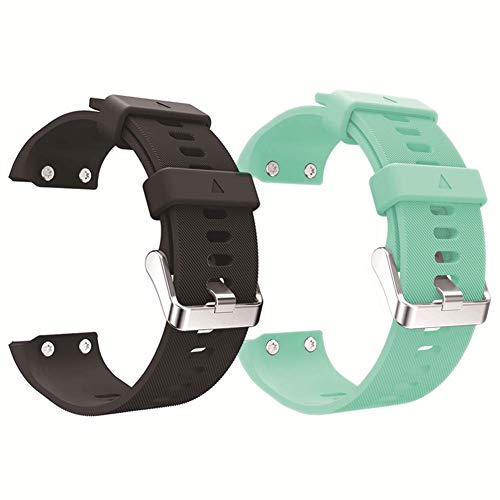 aczer-Y Garmin Forerunner 35 Accessories Watchbands,10 Color Replacement Watch Band Stainless Buckle Rubber Strap Garmin Forerunner 35 Wrist Band