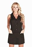 Ladybird Line Pro Jacket Apron Black Water Resistant, Bleach Repellent ideal for Stylists, Pet Groomers, Barbers - Large/X-Large